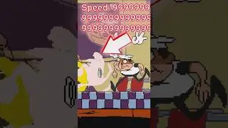 Pizza Tower, but Peppino is FASTER THAN LIGHT?! 🚀 Super Peppino [Pizza Tower Mods Shorts]