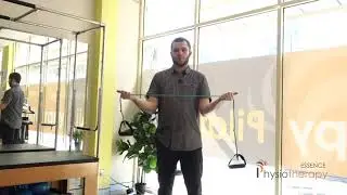 Rotator Cuff Exercise: Band Pull Apart (Essence Physiotherapy)