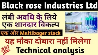 black rose Industries ltd, black rose share, #blackrosesharetoday #chemical black rose share news