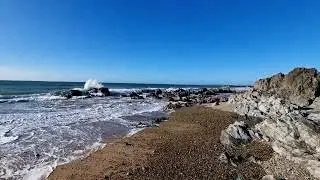 ##sky #clouds #walkwithme #waves #beach