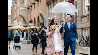 Urban Chic Elopement: Sarai & Cesar&rsquo;s Vibrant Wedding in Copenhagen