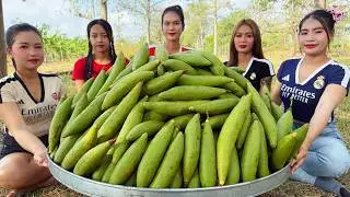Amazing cooking green Kapok with chili sauce recipe