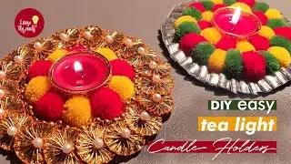 DIY Tea Light Candle Holder |Two Ways | Diwali Decoration Ideas