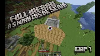 FULL HIERRO a los 5 MINUTOS de SERIE :D / PanditoLand3.0 / Cap 1 / Minecraft / SrPotato /
