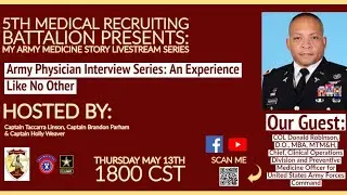 Army Physician Interview Series, COL Robinson, D.O. Preventative Medicine