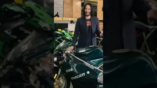 Keanu reeves Ducati 998 The Matrix reloaded edition #shorts #keanureeves