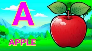 Learn ABC with Two Words | 3D Phonics Song 2 | A for Apple B for Ball Alphabet baby tv