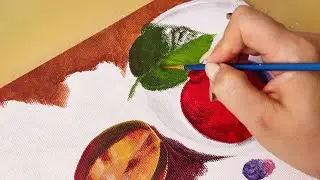 From Simple Print to Living Art / Relaxing Acrylic Painting & Color Meditation