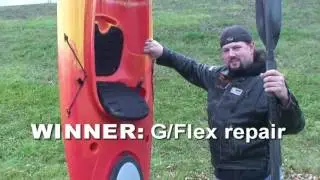 WEST SYSTEM® G/flex epoxy for plastic Kayak repair
