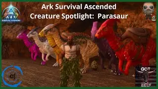 Ark Survival Ascended [PS5} Creature Spotlight Parasaur