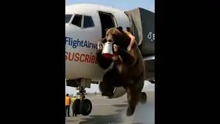 🇷🇺 Russian Pilot Wrestles a Bear Mid-Flight 🐻❄️ While Drinking Tea From a Samovar in Zero Gravity ☕🚀