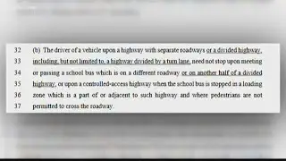 VERIFY: Can you pass a loading school bus?