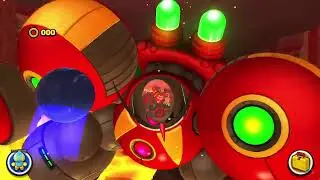 Sonic Lost World (28) &mdash; Lava Mountain 4 &mdash; Битва с боссом Эггманом