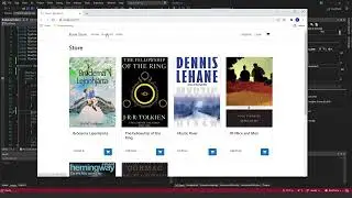 #10 BookStore Webbshop | Limit acces and hide menu items | ASP.NET Core MVC Project