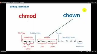 set permission with user chmod and user chown