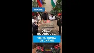 Delcy Rodr&iacute;guez visita el mausoleo de Hugo Ch&aacute;vez / El Diario