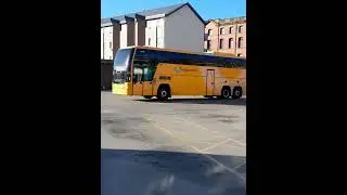 Stagecoach Plaxton Elite I (54237) departing Dundee bus station operating route X7 for Aberdeen.