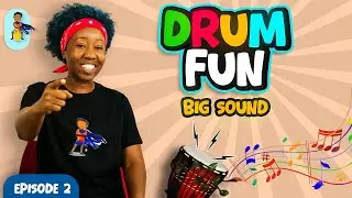 Drum Fun | Daily Drumming for Kids | 3 Minutes of Fun! #djembe #africa #drums #drumming #percussion
