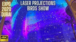 Al Wasl Dome Laser Projections Show at Expo 2020 Dubai UAE 🇦🇪 (2021) | 4K