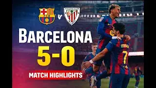 FC BARCELONA vs ATHLETIC CLUB LaLiga SuperCup All Goals and Football Highlights