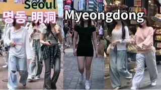 467 😊 [4K Ultra-Wide 👉 Exploring Myeongdong Street Food | Seoul Korea Walking Tour