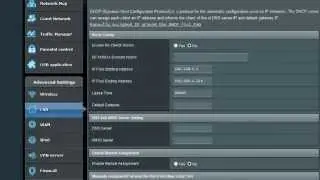 How to disable DHCP in ASUS RTN10U