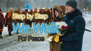 We walk For Peace 🕊️ Step by Step /ငြိမ်းချမ်းရေးခရီးစဉ်သီချင်း