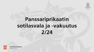 Panssariprikaatin sotilasvala ja -vakuutus 2/24