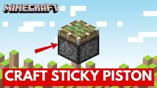 How to Craft Sticky Piston in Minecraft 2024
