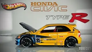 Honda Civic Ek9 Spoon Racing Hotwheels Custom