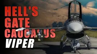 F-16 Bridge Strike Mission Russia Border | DCS World | 50th anniversary