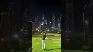 Night golf is one of life&rsquo;s greatest gifts 🥵 8th @ Faldo Emirates GC #NightGolf #Golf #Pingittt