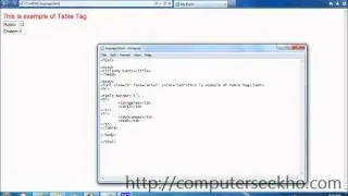 How to create Tables & Lists in HTML