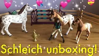 Unboxing the Schleich Appaloosa set!-Vickycorn loves horses