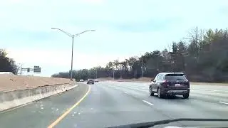 Interstate 695, Drive from Exit 23 to Exit 12, Baltimore Beltway, Maryland