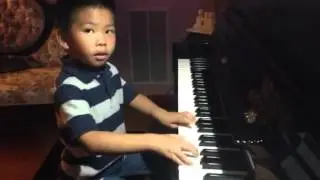 My grandson a prodigy on the Keys