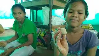 మా చెల్లెలు చేసిన పూరీలు||My Sisters Making Poori||