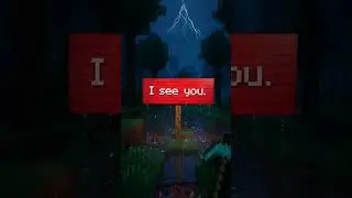 Cursed Red Sign Glitch Found in Minecraft | Scary Story