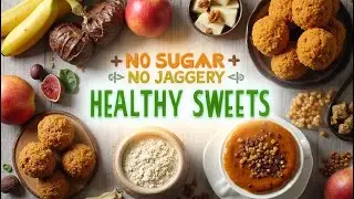 No Sugar &bull; No Jaggery &bull; Healthy Sweet Recipes | Natural Desserts for Guilt-Free Eating