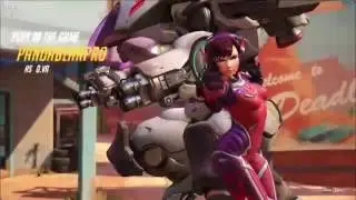 Overwatch - D.VA QUINTUPLE Team Kill [Stream Highlight]