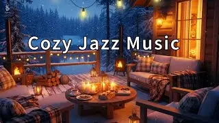 Cozy Jazz Music 🔥 Fireplace Sounds for Relax, Reading & Work