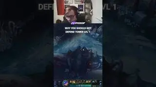 Why you should not defend tower lvl 1 #LeagueofLegends #Proplayer #Jungle #Zanzarahlol #shorts