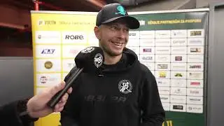 Pavel Klhůfek hodnot&iacute; utk&aacute;n&iacute; Jihlava - Vset&iacute;n 3:2sn