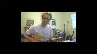 Solo chord melody jazz guitar hymn His eye is on the Sparrow