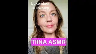 ASMR Suomi, lukeminen kuiskaten mets&auml;ss&auml; ☀️🌳