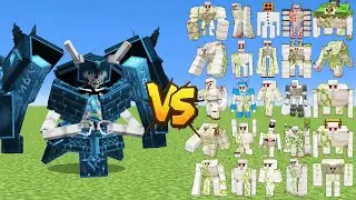 THE IMMORTAL VS ALL MUTANT GOLEMS | MINECRAFT BATTLE