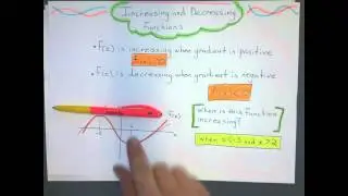 Intro to Increasing and Decreasing Functions