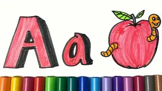 ABC SONG | Crayola Color Markers Learn Colors ABC letter Alphabet Phonics
