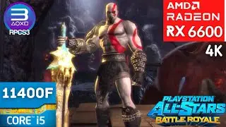 RPCS3 - PlayStation All-Stars Battle Royale  4K - RX 6600 + i5 11400F