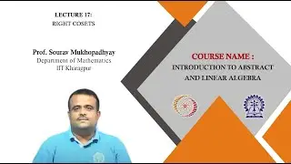 Lecture 17: Right Cosets